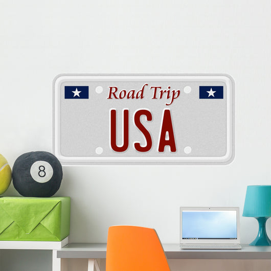 Road Trip USA Wall Decal