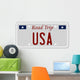 Road Trip USA Wall Decal