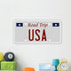 Road Trip USA Wall Decal