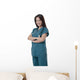 Attractive Asian Nurse Wall Decal