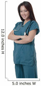 Attractive Asian Nurse Wall Decal