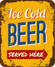 Vintage Beer Tin Sign