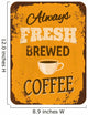 Vintage Coffee Tin Sign Wall Decal
