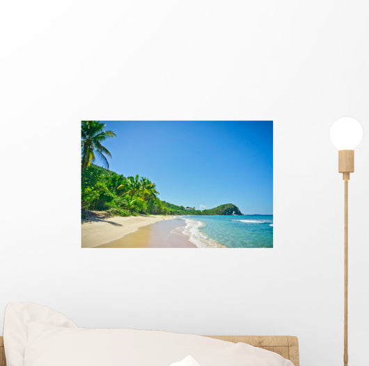 Beautiful view of Tortola, British Virgin Islands Wall Mural