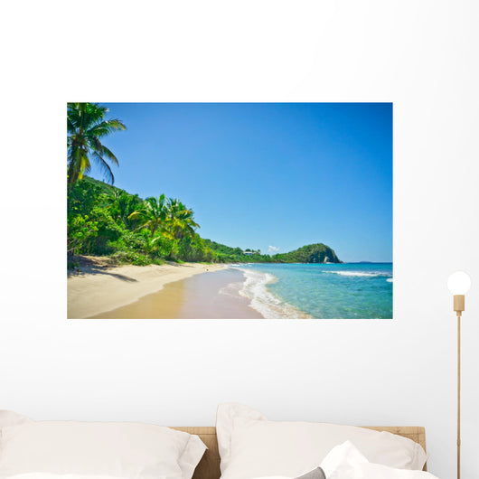 Beautiful view of Tortola, British Virgin Islands Wall Mural