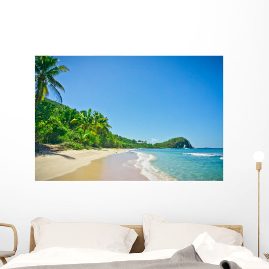 Beautiful view of Tortola, British Virgin Islands Wall Mural