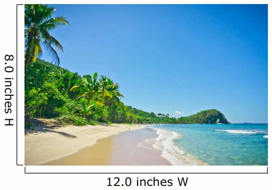 Beautiful view of Tortola, British Virgin Islands Wall Mural