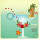 Summer Cocktail Card Retro