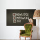 Knowledge Empowers You Chalk