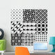 Monochrome Abstract Seamless Wall Decal