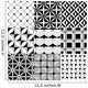 Monochrome Abstract Seamless Wall Decal