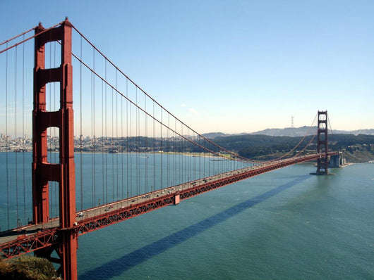 Golden Gate Bridge in San Francisco Amerika Wall Mural