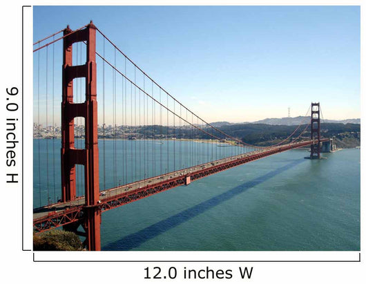 Golden Gate Bridge in San Francisco Amerika Wall Mural