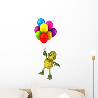 Fun Turtle shown on a wall
