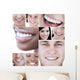 Collage Young Attractive People Wall Mural