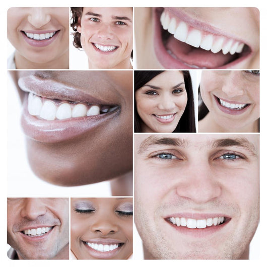 Collage Young Attractive People Wall Mural