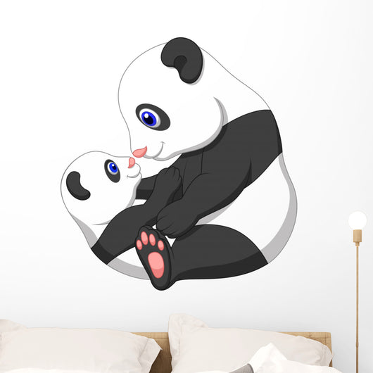Mother and Baby Panda