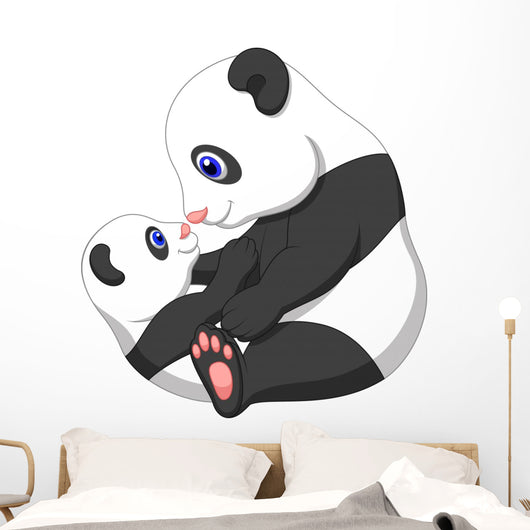 Mother and Baby Panda