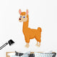 Llama cartoon Wall Decal