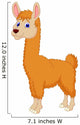 Llama cartoon Wall Decal