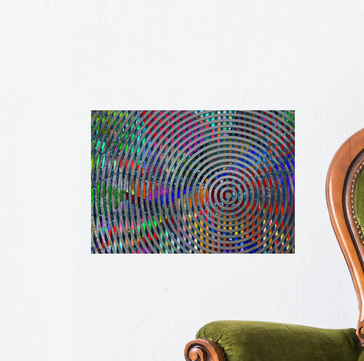 Geometric Wall Mural