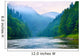 The gorge of mountain river in the morning Wall Mural