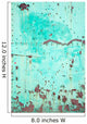 Rusty Green Steel Door