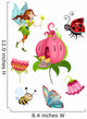 Colorful Forest Fairy Wall Decal