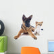 Puppy German Shepherd and Chihuahua Wall Decal