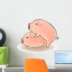 Two Cartoon Pigs Having Sex Wall Decal