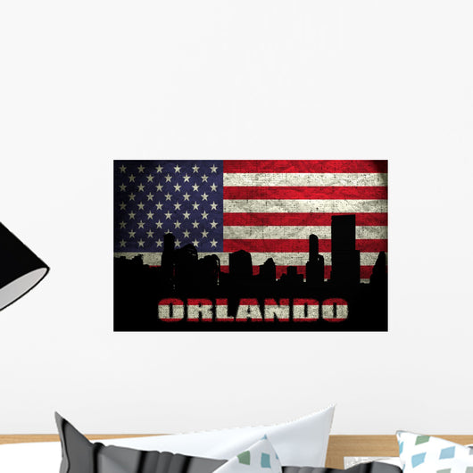 View of Orlando Wall Mural