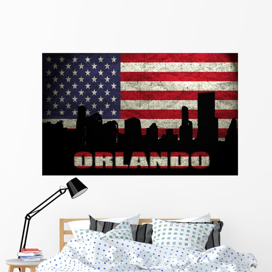 View of Orlando Wall Mural