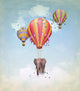 Elephant Sky with Balloons