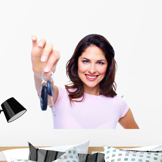 Woman with Car Keys