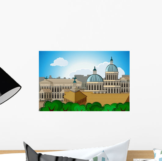 europe skyline city capital Rome background Wall Mural