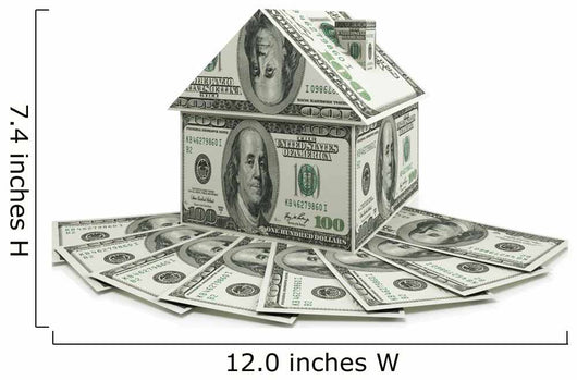 Real Estate Money Wall Decal