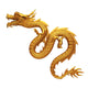 3d Render of Golden Dragon Wall Decal