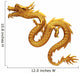 3d Render of Golden Dragon Wall Decal