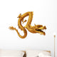 3D Render Golden Dragon