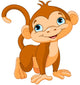Baby Monkey Wall Decal