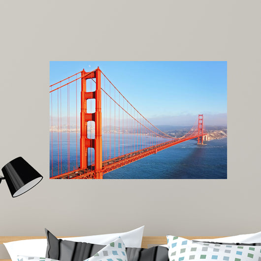 Golden Gate Bridge In Evening Light - San Francisco Wall Mural