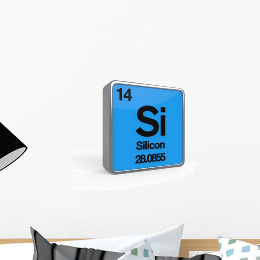 Silicon Element Periodic Table Wall Decal