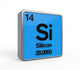 Silicon Element Periodic Table Wall Decal