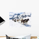 Alaska Dog Sledding Travel Wall Decal