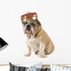 Dog Wearing Crown Wall Decal