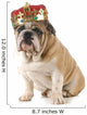 Dog Wearing Crown Wall Decal