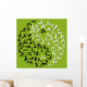 Yin Yang made from yoga asanas for your design Wall Mural