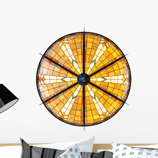 Large Illuminated Art Deco Wall Decal