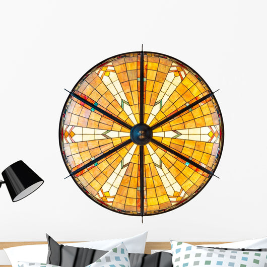 Large Illuminated Art Deco Wall Decal
