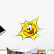 Happy Sun Black Outlines